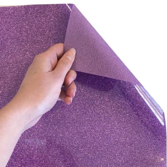20" x 5 Feet Glitter Lavender Siser Easyweed HTV Heat Transfer Iron-On Vinyl - Picture 5 of 6
